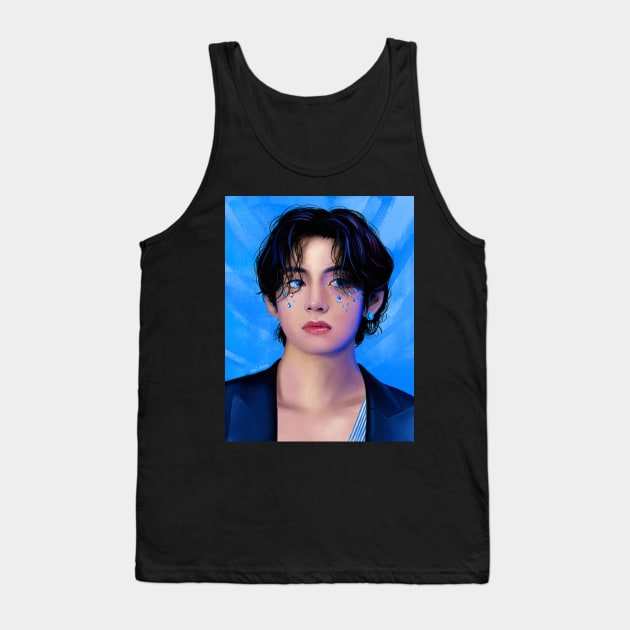 Taehyung Tank Top by ari-arts